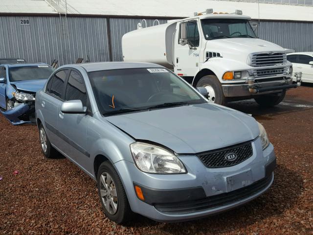 KNADE223596469825 - 2009 KIA RIO BASE SILVER photo 1