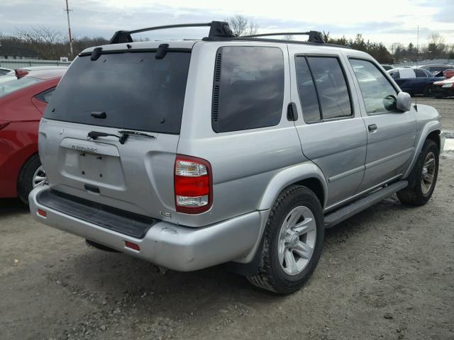 JN8DR09Y73W815317 - 2003 NISSAN PATHFINDER SILVER photo 4