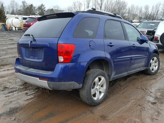 2CKDL63F766031041 - 2006 PONTIAC TORRENT BLUE photo 4