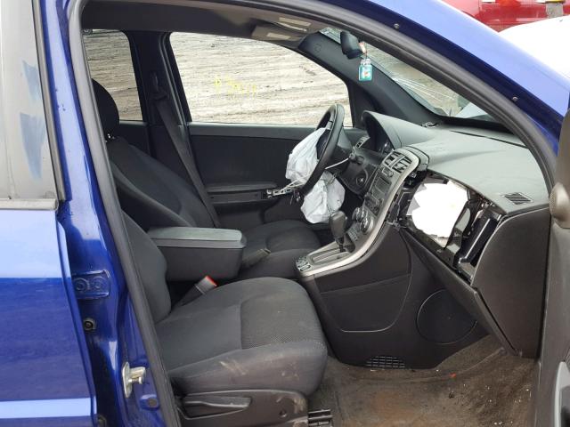 2CKDL63F766031041 - 2006 PONTIAC TORRENT BLUE photo 5