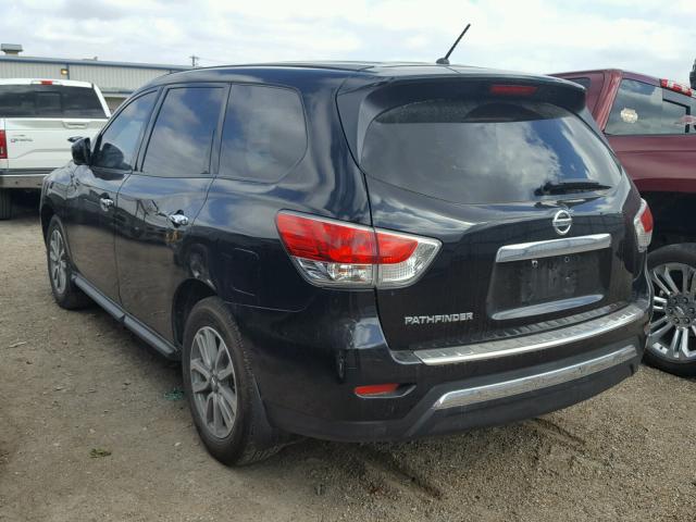 5N1AR2MN7EC674109 - 2014 NISSAN PATHFINDER BLACK photo 3