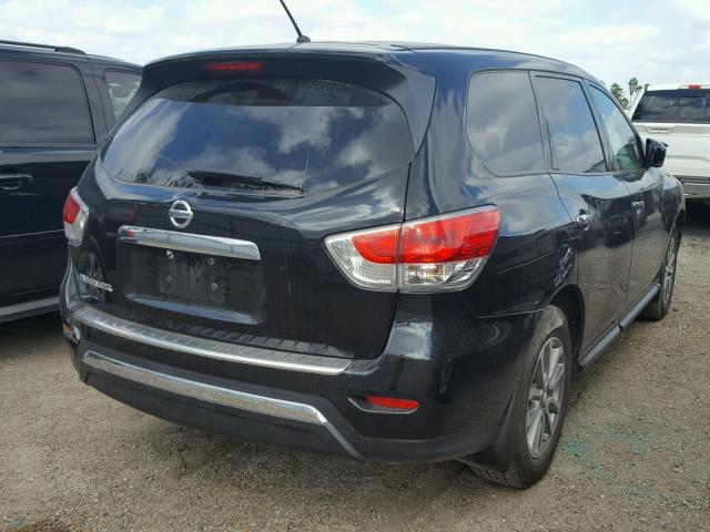 5N1AR2MN7EC674109 - 2014 NISSAN PATHFINDER BLACK photo 4