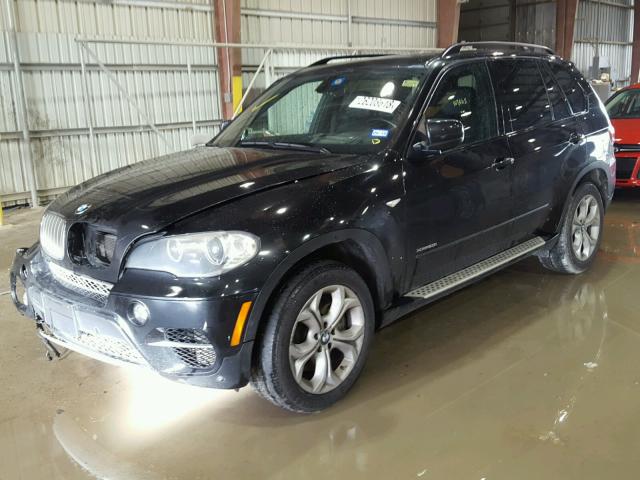 5UXZV8C51BL422146 - 2011 BMW X5 XDRIVE5 BLACK photo 2