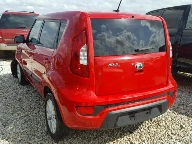 KNDJT2A69D7492194 - 2013 KIA SOUL + RED photo 3