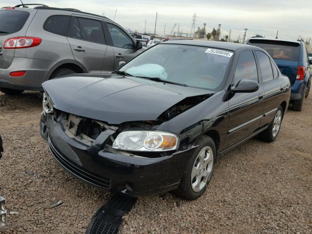 3N1CB51D36L617445 - 2006 NISSAN SENTRA 1.8 BLACK photo 2