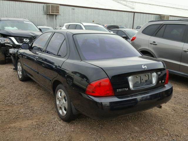 3N1CB51D36L617445 - 2006 NISSAN SENTRA 1.8 BLACK photo 3