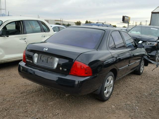 3N1CB51D36L617445 - 2006 NISSAN SENTRA 1.8 BLACK photo 4