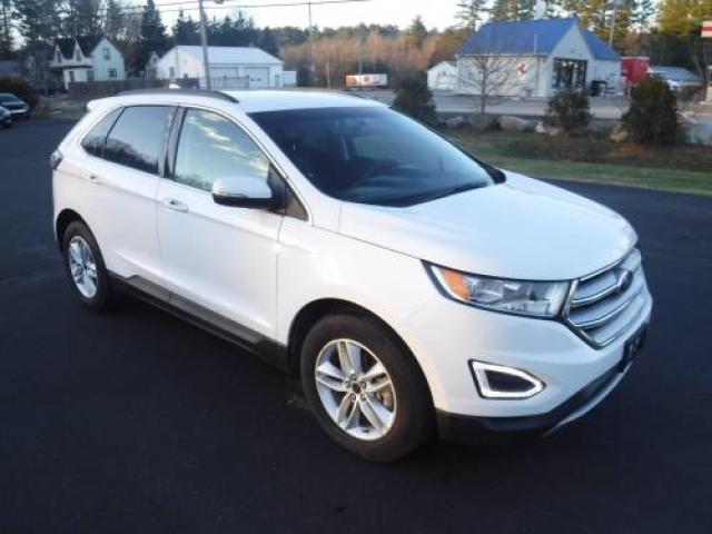 2FMTK3J89FBB20685 - 2015 FORD EDGE SEL WHITE photo 2