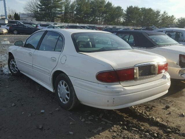 1G4HP52K744103839 - 2004 BUICK LESABRE CU WHITE photo 3