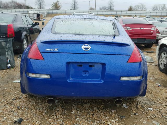 JN1AZ34DX5M602884 - 2005 NISSAN 350Z COUPE BLUE photo 6