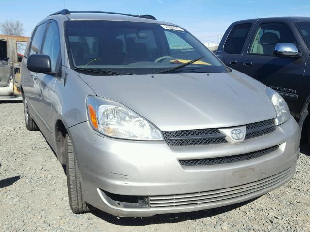 5TDZA23C05S346981 - 2005 TOYOTA SIENNA CE SILVER photo 1