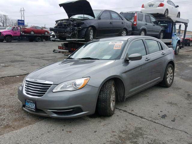 1C3CCBBB0DN539598 - 2013 CHRYSLER 200 TOURIN GRAY photo 2