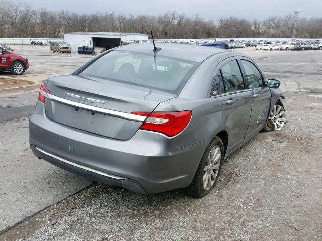 1C3CCBBB0DN539598 - 2013 CHRYSLER 200 TOURIN GRAY photo 4