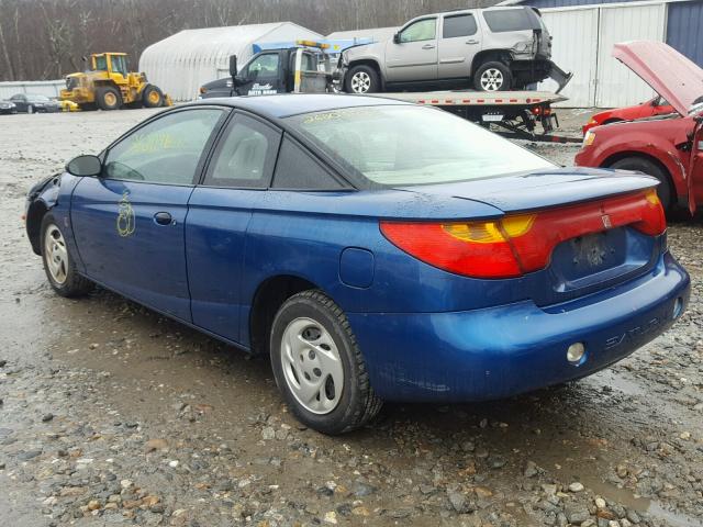 1G8ZP128X1Z313222 - 2001 SATURN SC1 BLUE photo 3