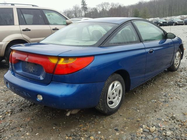 1G8ZP128X1Z313222 - 2001 SATURN SC1 BLUE photo 4