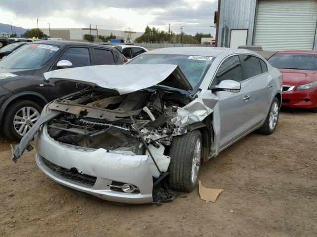 1G4GF5E31DF266672 - 2013 BUICK LACROSSE P SILVER photo 2