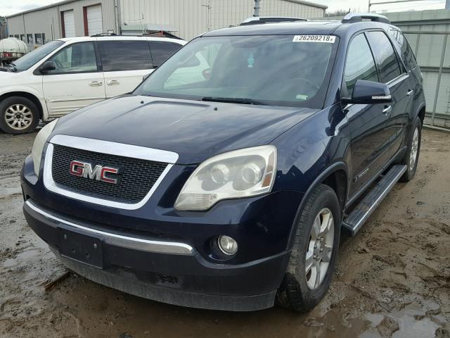 1GKEV33768J280809 - 2008 GMC ACADIA SLT BLUE photo 2