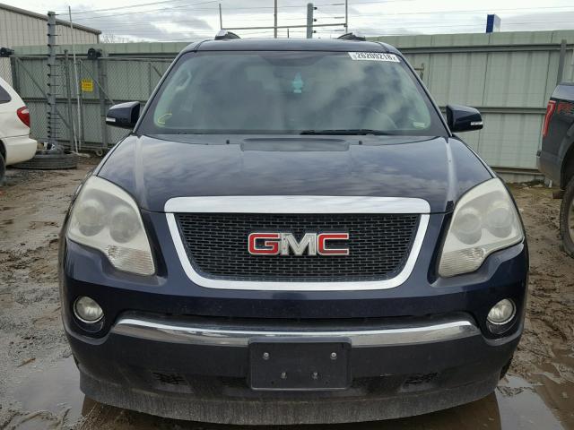 1GKEV33768J280809 - 2008 GMC ACADIA SLT BLUE photo 9