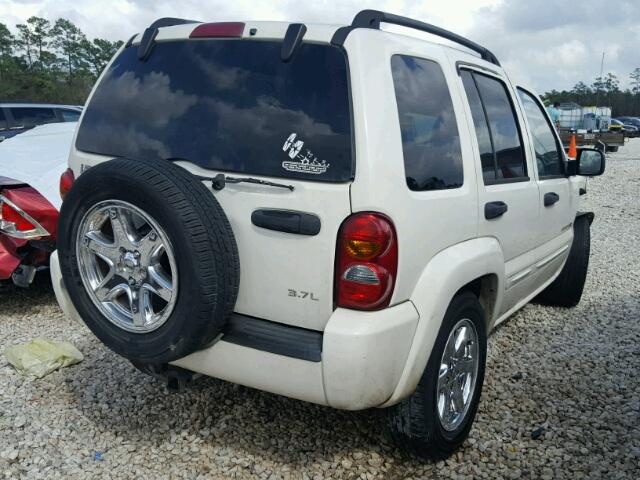 1J4GK58K13W571715 - 2003 JEEP LIBERTY LI WHITE photo 4