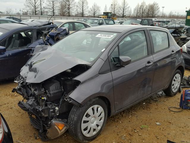 VNKKTUD34GA060449 - 2016 TOYOTA YARIS L GRAY photo 2