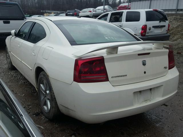 2B3KA53H37H656933 - 2007 DODGE CHARGER R/ WHITE photo 3