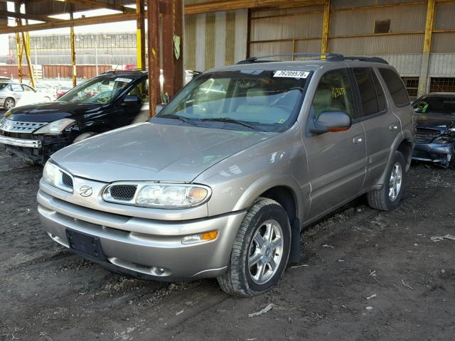 1GHDT13S822477353 - 2002 OLDSMOBILE BRAVADA TAN photo 2