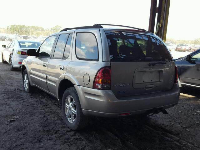 1GHDT13S822477353 - 2002 OLDSMOBILE BRAVADA TAN photo 3