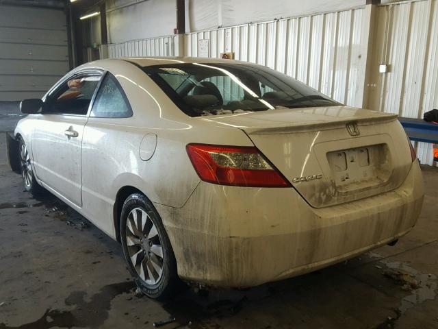 2HGFG12819H500872 - 2009 HONDA CIVIC EX თეთრი ფოტო 3