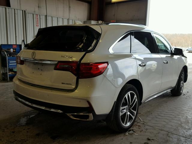 5FRYD4H8XHB007431 - 2017 ACURA MDX ADVANC WHITE photo 4