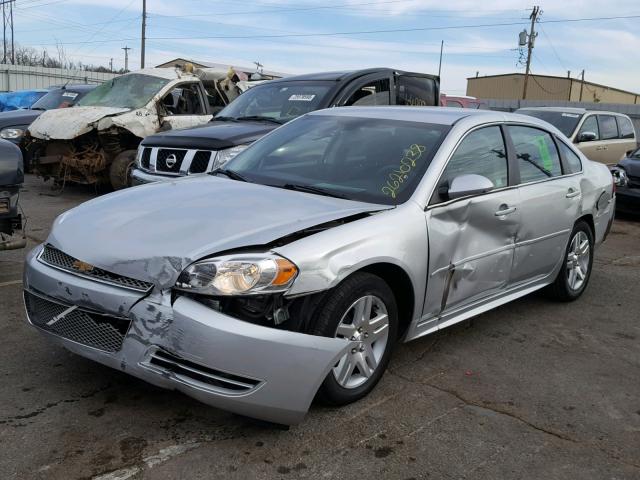 2G1WB5E31G1139839 - 2016 CHEVROLET IMPALA LIM SILVER photo 2