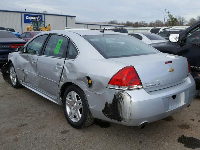 2G1WB5E31G1139839 - 2016 CHEVROLET IMPALA LIM SILVER photo 3