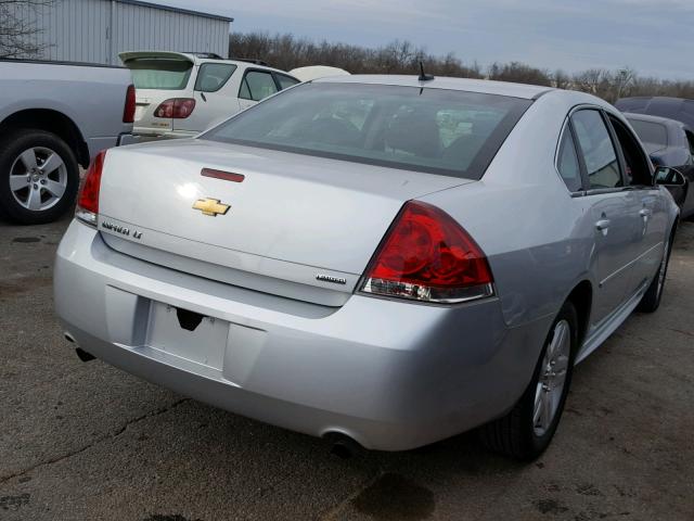 2G1WB5E31G1139839 - 2016 CHEVROLET IMPALA LIM SILVER photo 4