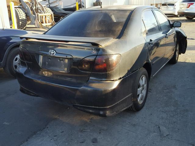 1NXBR32E64Z251950 - 2004 TOYOTA COROLLA CE BLACK photo 4