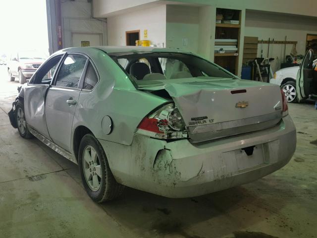 2G1WB5EK5A1131144 - 2010 CHEVROLET IMPALA LT SILVER photo 3