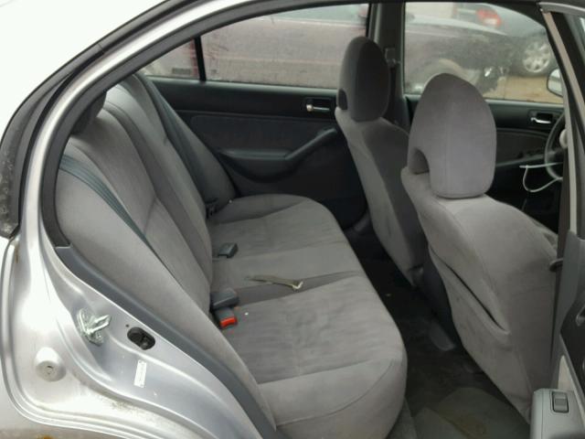 1HGES16543L025125 - 2003 HONDA CIVIC LX SILVER photo 6