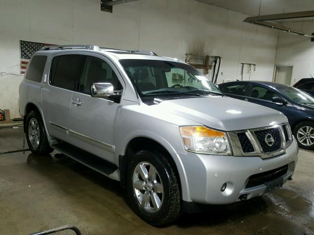 5N1AA0NE0AN619557 - 2010 NISSAN ARMADA PLA SILVER photo 1