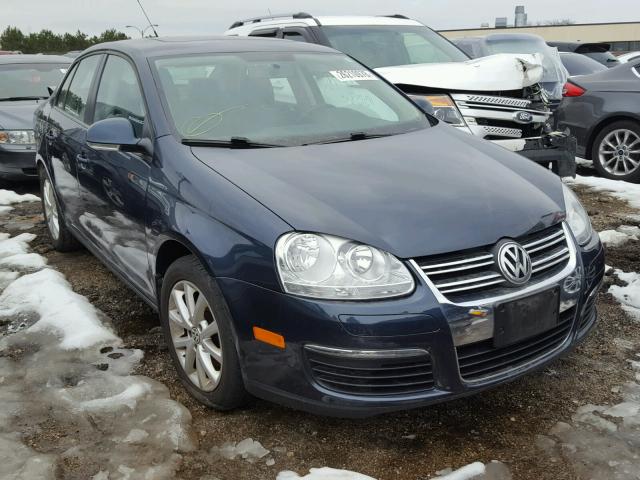 3VWRX7AJ4AM138073 - 2010 VOLKSWAGEN JETTA SE BLUE photo 1