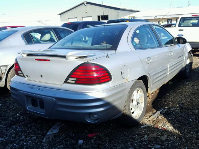 1G2NF52E62M582339 - 2002 PONTIAC GRAND AM S ვერცხლისფერი ფოტო 4