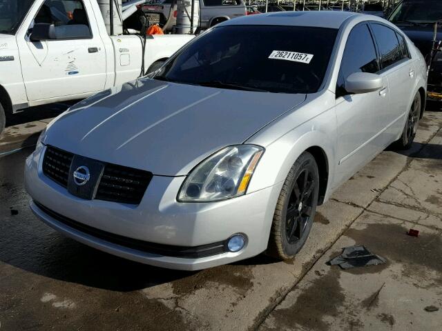 1N4BA41E24C878126 - 2004 NISSAN MAXIMA SE SILVER photo 2