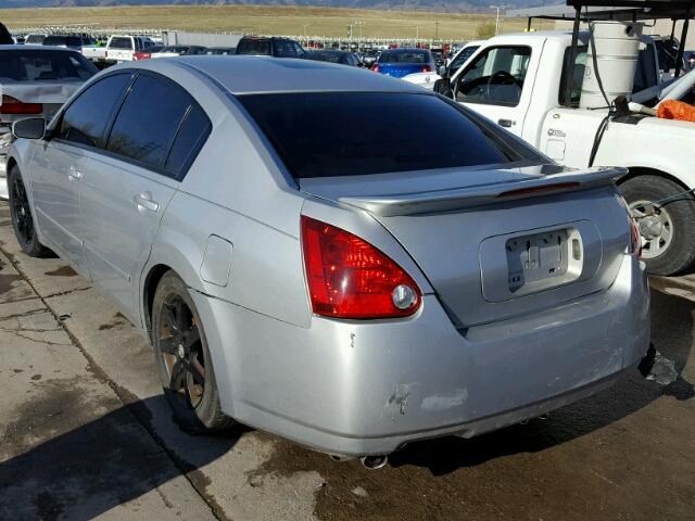 1N4BA41E24C878126 - 2004 NISSAN MAXIMA SE SILVER photo 3