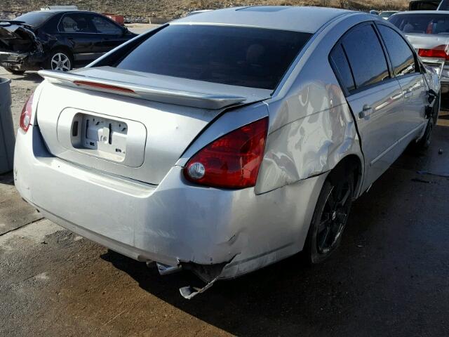 1N4BA41E24C878126 - 2004 NISSAN MAXIMA SE SILVER photo 4