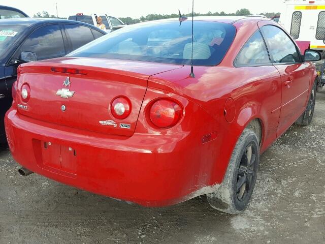 1G1AA1F5XA7201917 - 2010 CHEVROLET COBALT LS RED photo 4