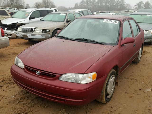 1NXBR12E6YZ313812 - 2000 TOYOTA COROLLA VE MAROON photo 2