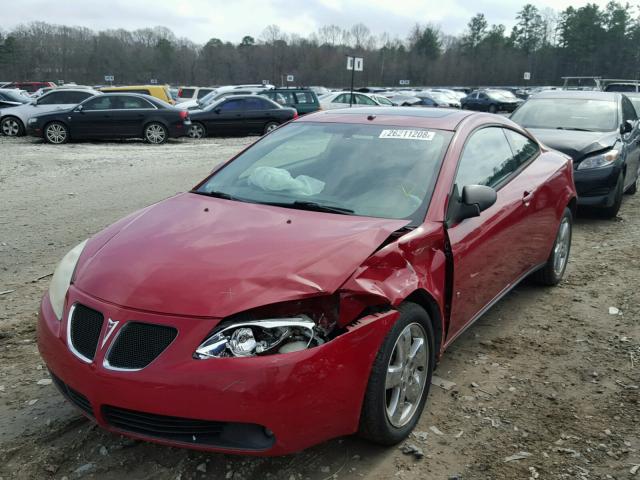 1G2ZH18N874131996 - 2007 PONTIAC G6 GT RED photo 2