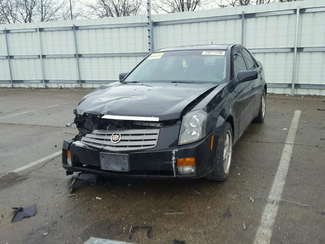 1G6DM57T360204273 - 2006 CADILLAC CTS BLACK photo 2