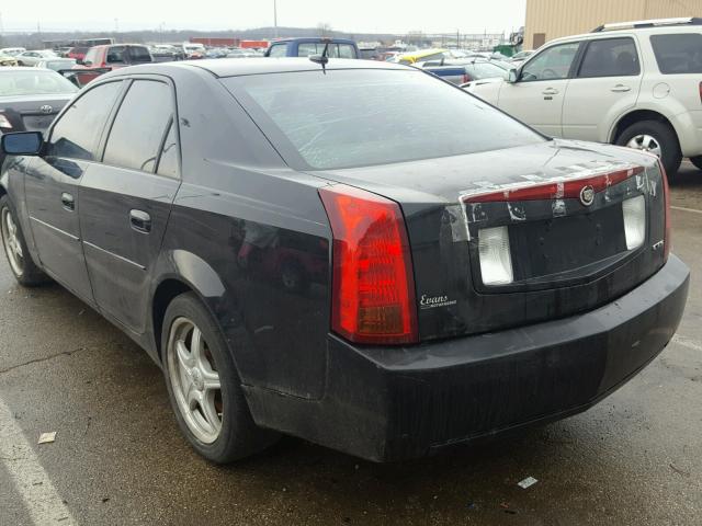 1G6DM57T360204273 - 2006 CADILLAC CTS BLACK photo 3