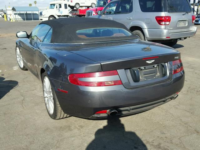 SCFAD02A16GB05276 - 2006 ASTON MARTIN DB9 VOLANT GRAY photo 3