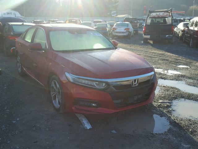 1HGCV1F51JA074094 - 2018 HONDA ACCORD EXL RED photo 1