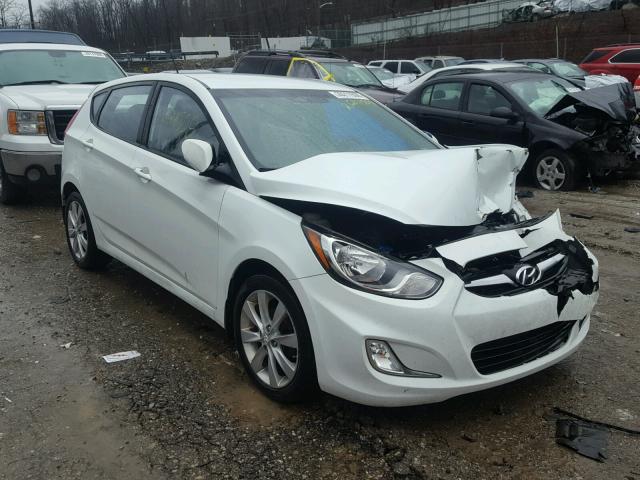 KMHCU5AE6DU061713 - 2013 HYUNDAI ACCENT GLS WHITE photo 1