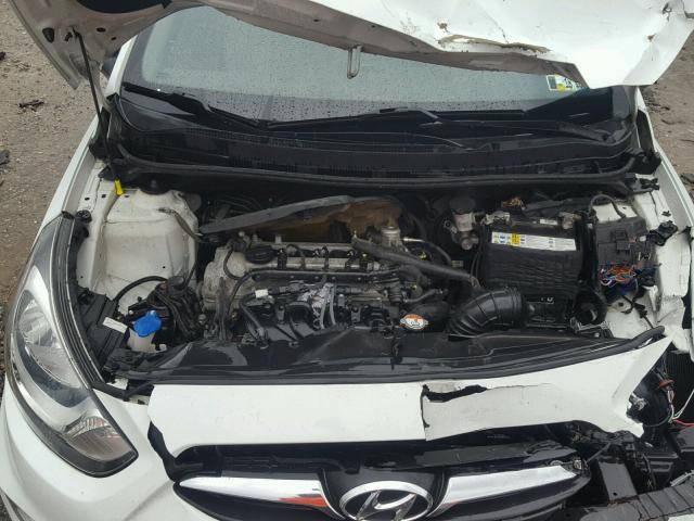 KMHCU5AE6DU061713 - 2013 HYUNDAI ACCENT GLS WHITE photo 7